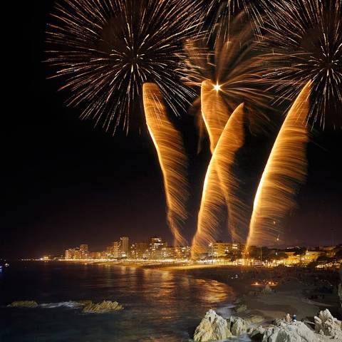 Spettacolo di fuochi artificiali